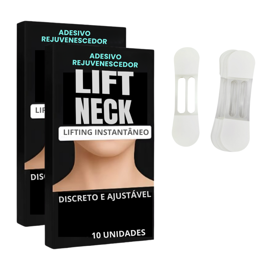 LiftNeck - Adesivo para rugas e flacidez pescoço