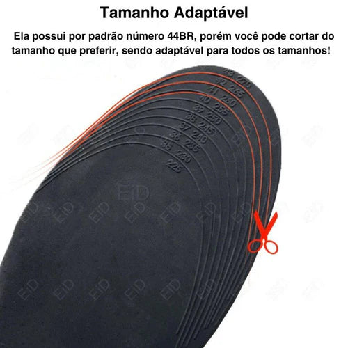 Palmilha de Aumento de Altura - Aumente até 5cm