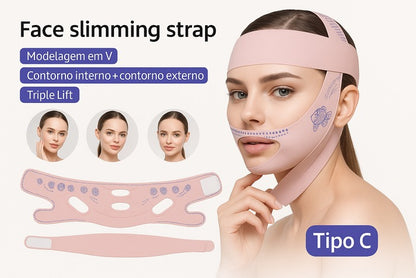 Mascara Modeladora SlinFACE Elimine a flacidez do seu rosto