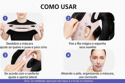 Mascara Modeladora SlinFACE Elimine a flacidez do seu rosto