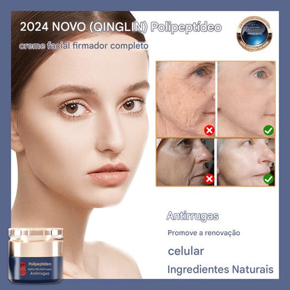 Creme Facial Reafirmante com Polipeptídeos — Transforme Sua Pele em 1 Semanas