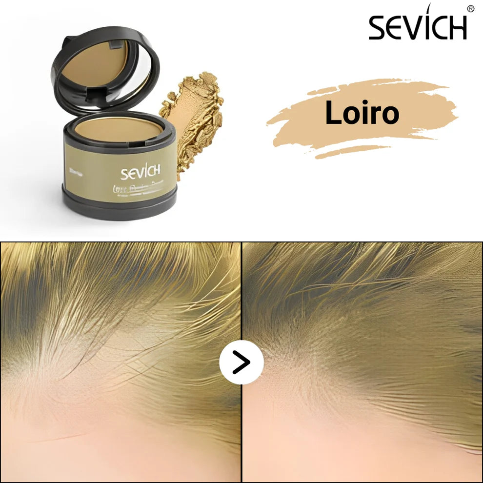 Pó Maquiagem p/ Cabelo a prova D'água