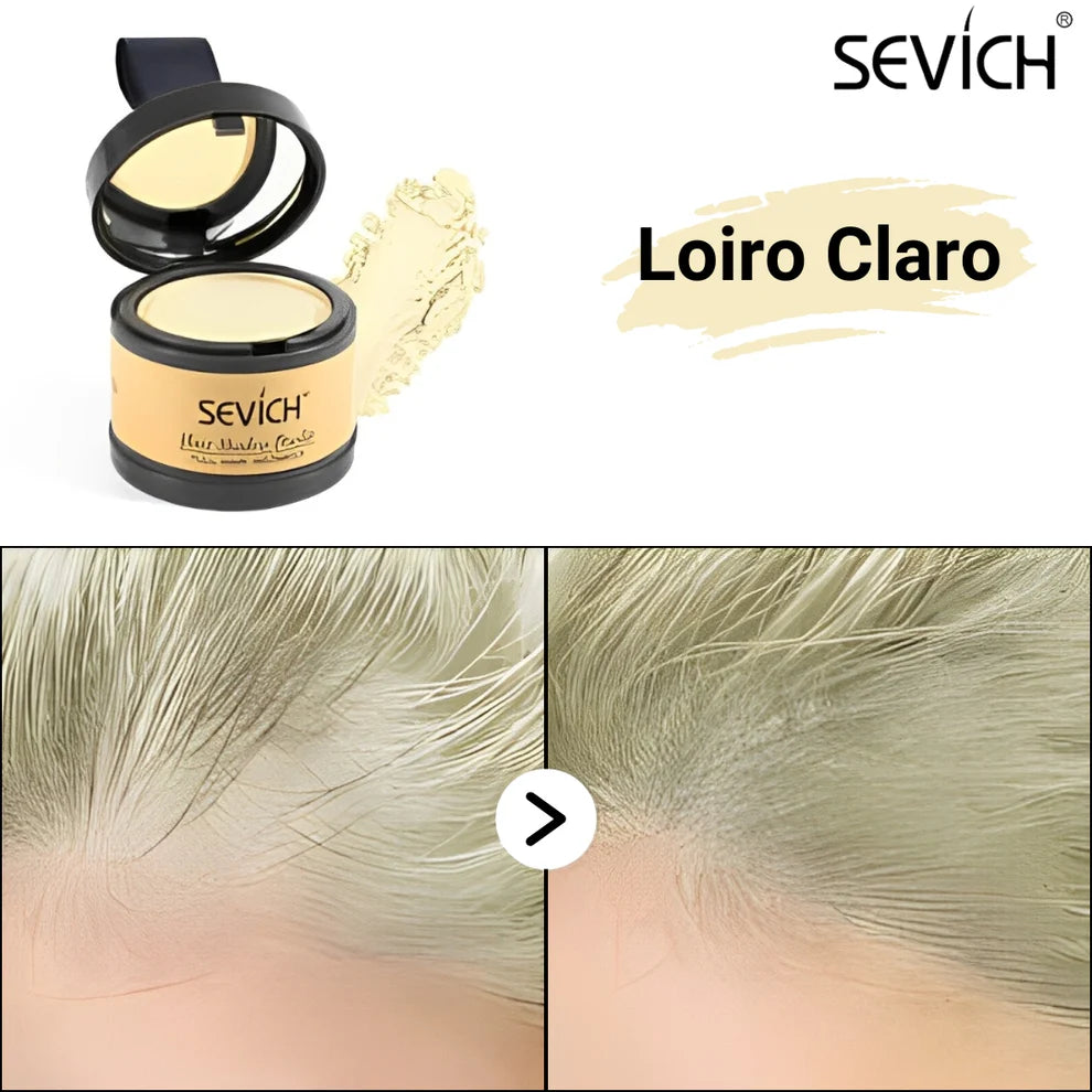 Pó Maquiagem p/ Cabelo a prova D'água