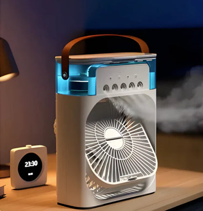 Ventilador, Umidificador, Climatizador e Aromatizante - 4 em 1