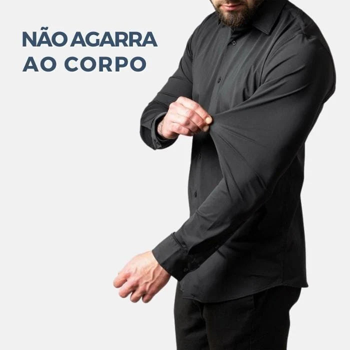 Camisa Social Lisa - Anti Amassado